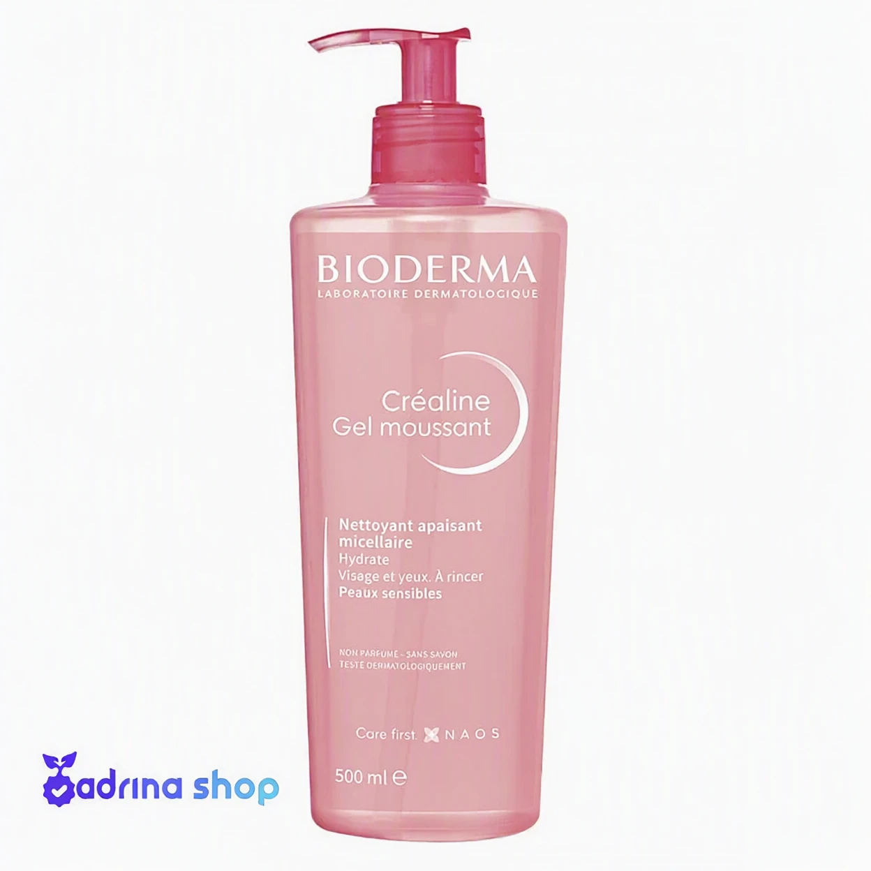 ژل شستشوی صورت بایودرما مدل Crealine حجم 500 میلی لیتر