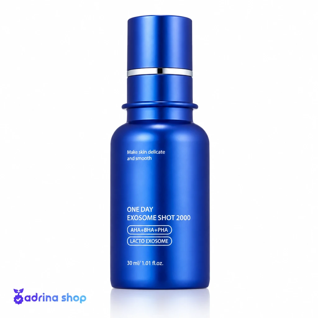 آمپول کنترل منافذ و لایه بردار مدی کیوب ONE DAY EXOSOME SHOT