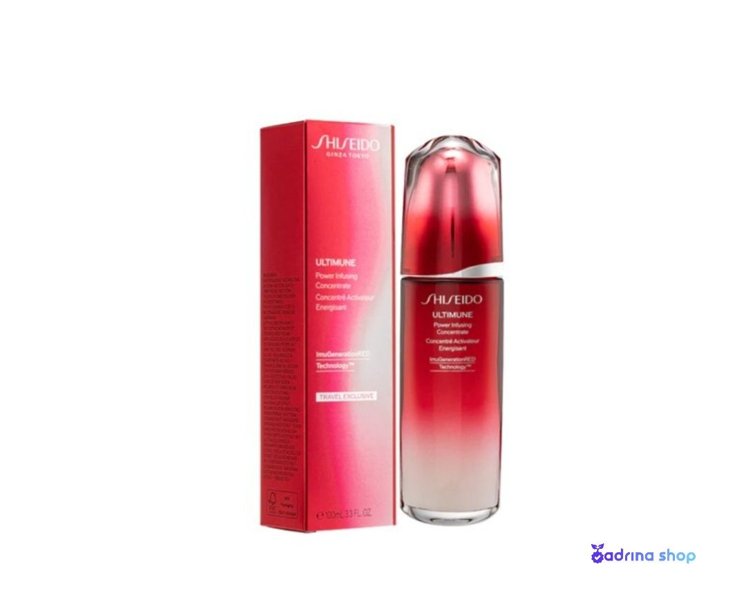 سرم آبرسان اولتیمون پاور شیسیدو Shiseido مدل Ultimune Power Infusing Serum ضد چروک و تقویت کننده حجم 100 میل