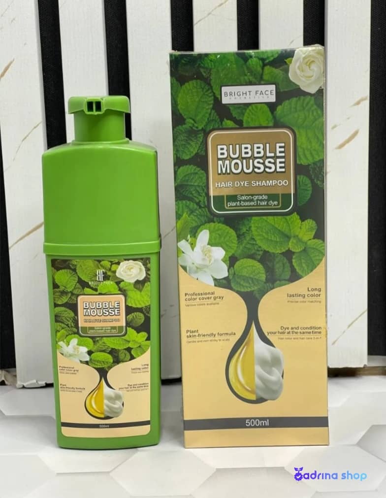 شامپو رنگ گیاهی مشکی بابل موس ۵۰۰ میلی لیتر